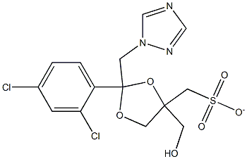 2-(2,4-DICHLOROPHENYL)-2-(1,2,4-TRIAZOL-1-YL METHYL)-1,3-DIOXALANE-4-YL METHYL METHANE SULFONATE|2-(2,4-DICHLOROPHENYL)-2-(1,2,4-TRIAZOL-1-YL METHYL)-1,3-DIOXALANE-4-YL METHYL METHANE SULFONATE