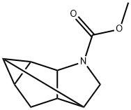 3,5,6-Methenocyclopenta[b]pyrrole-1(2H)-carboxylic  acid,  hexahydro-,  methyl  ester  (9CI) Struktur