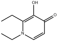 1,2-二乙基-3-羟基吡啶-4(1H)-酮, 115900-75-9, 结构式