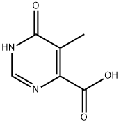 6-羟基-5-甲基嘧啶-4-羧酸 结构式