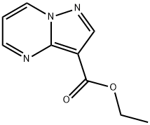 吡唑并[1,5-A]嘧啶-3-羧酸乙酯,115932-00-8,结构式