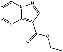 PYRAZOLO[1,5-A]PYRIMIDINE-3-CARBOXYLIC ACID ETHYL ESTER Structure