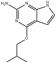 7H-Pyrrolo[2,3-d]pyrimidin-2-amine, 4-(2-methylpropoxy)- Structure