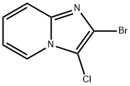 2-Bromo-3-chloroimidazo[1,2-a]pyridine Struktur