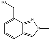 7-(ヒドロキシメチル)-2-メチル-2H-インダゾール 化学構造式