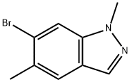 6-Bromo-1,5-dimethyl-1H-indazole Structure