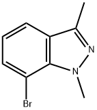 7-bromo-1,3-dimethyl-1H-indazole Structure