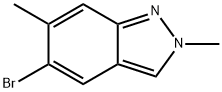 5-bromo-2,6-dimethyl-2H-indazole Struktur
