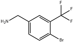 4-Bromo-3-(trifluoromethyl)benzylamine 98% Structure