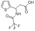 3-(2-THIENYL)-3-[(2,2,2-TRIFLUOROACETYL)AMINO]PROPANOIC ACID Structure