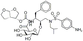 Darunavir O-β-D-Glucuronide Structure