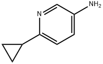 6-cyclopropylpyridin-3-aMine Structure