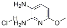 2,3-ジアミノ-6-メトキシピリジン塩酸塩 化学構造式