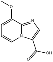 IMidazo[1,2-a]pyridine-3-carboxylic acid, 8-Methoxy- Struktur