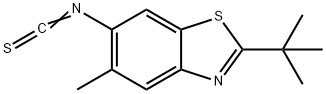 2-tert-Butyl-6-isothiocyanato-5-methylbenzothiazole Structure