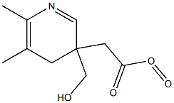 5-Acetoxymethyl-2,3-dimethylpyridine N-oxide Structure
