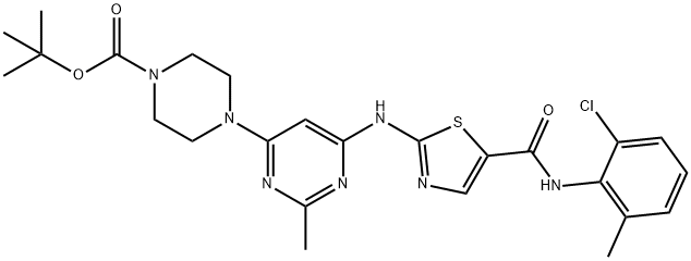 N-Boc-N-deshydroxyethyl Dasatinib Structure