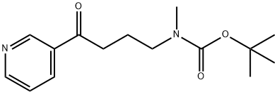N-Boc-4-(methylamino)-1-(3-pyridyl)-1-butanone Structure