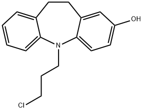 5-(3-Chloropropyl)-10,11-dihydro-2-hydroxy-5H-dibenz[b,f]azepine Structure