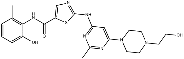 2’-Deschloro-2’-hydroxy Dasatinib Structure