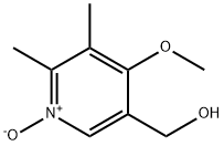 5-Hydroxymethyl-4-methoxy-2,3-dimethylpyridine N-oxide Structure