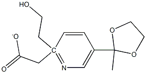 5-(2-Methyl-1,3-dioxolan-2-yl)- Struktur