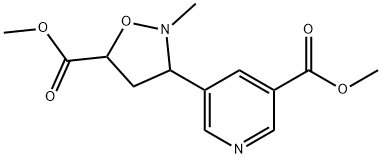 N-Methyl-3-[3-(5-methoxycarbonylpyridyl)-5-isoxazolecarboxylic Acid Methyl Ester Structure