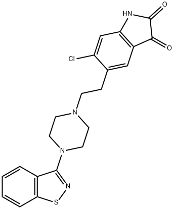 3-Oxo Ziprasidone
(Ziprasidone Impurity B) Structure
