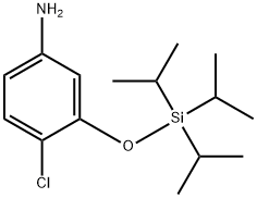 3-Triisopropylsilyloxy-4-chloroaniline Structure
