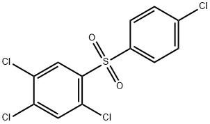 2,4,5-トリクロロフェニル4-クロロフェニルスルホン 化学構造式