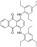 1,4-bis[(2,4,6-triethylphenyl)amino]anthraquinone,116-74-5,结构式