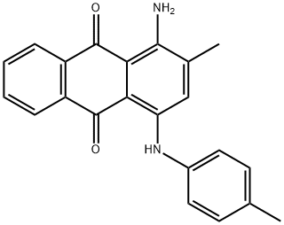 1-amino-2-methyl-4-[(4-methylphenyl)amino]anthraquinone 结构式