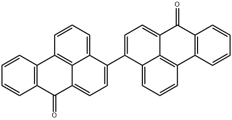 4,4'-ビ(7H-ベンゾ[de]アントラセン-7-オン) 化学構造式