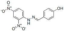 4-[2-(2,4-Dinitrophenyl)hydrazonomethyl]phenol Structure