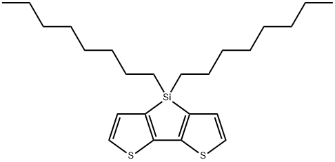 4,4-Dioctyl-4H-silolo[3,2-b:4,5-b']dithiophene Struktur