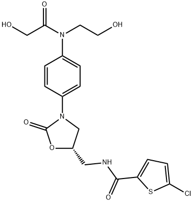利伐沙班二醇, 1160170-00-2, 结构式