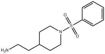 {2-[1-(phenylsulfonyl)piperidin-4-yl]ethyl}amine hydrochloride Structure