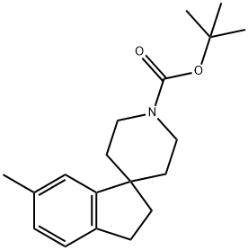 tert-Butyl 2,6-diazaspiro[3.5]nonane-6-carboxylate Struktur
