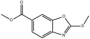 2-甲基磺酰基-苯并噁唑-6-羧酸甲酯, 1160490-11-8, 结构式