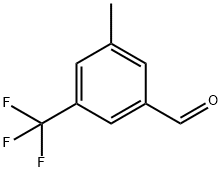 3-甲基-5-(三氟甲基)苯甲醛 结构式