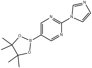 2-(1H-IMidazol-1-yl)-5-(4,4,5,5-tetraMethyl-1,3,2-dioxaborolan-2-yl)pyriMidine|2-(1H-咪唑-1-基)-5-(4,4,5,5-四甲基-1,3,2-二氧硼杂环戊烷-2-基)嘧啶