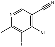 4-Chloro-5-iodo-6-methylnicotinonitrile Struktur
