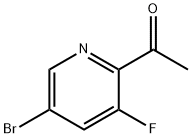 1-(5-Bromo-3-fluoropyridin-2-yl)ethanone Struktur