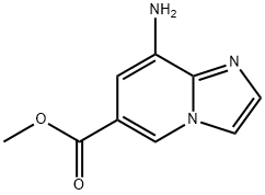 8-氨基咪唑并[1,2-A]吡啶-6-羧酸甲酯, 1160994-94-4, 结构式