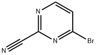 4-Bromopyrimidine-2-carbonitrile Structure