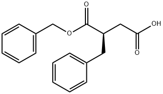 (R)-2-BENZYL-SUCCINIC ACID 1-BENZYL ESTER Struktur