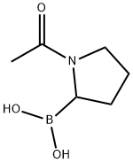 Boronic acid, (1-acetyl-2-pyrrolidinyl)- (9CI) Struktur