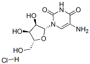 5-AMINOURIDINE, HYDROCHLORIDE SALT 结构式