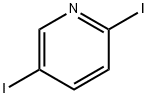 2,5-ジヨードピリジン 化学構造式