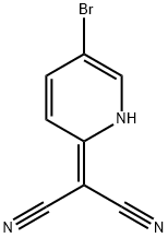 5-bromo-2-(dicyanomethyl)pyridine Structure